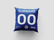 Leicester City FC Personalized Back Of Shirt 18" Cushion