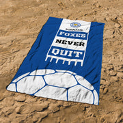 Leicester City FC Slogan Beach Towel