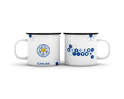 Leicester City FC HexaHero Personalized Enamel Camping Mug