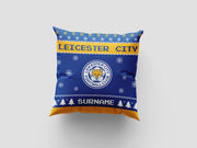 Leicester City FC Personalized Christmas Spirit 18" Cushion