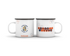 Luton Town FC HexaHero Personalized Enamel Camping Mug