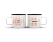 Luton Town FC Fan Personalized Enamel Camping Mug