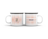 Luton Town FC Fan Personalized Enamel Camping Mug