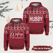 Wifey Hubby Christmas Sweater