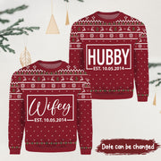 Wifey Hubby Christmas Sweater