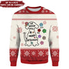 Personalized I Woof You A Merry Christmas Sweater