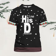 I Love Couple Christmas T-shirt