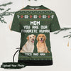 Personalized You Are My Favorite Human Christmas T-shirt