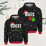 Chest and Nuts Christmas Hoodie