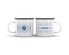 Millwall FC Fan Personalized Enamel Camping Mug