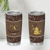 Personalized Grandma Leopard Pattern Tumbler