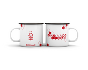 Nottingham Forest FC HexaHero Personalized Enamel Camping Mug