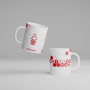 Nottingham Forest FC HexaHero Personalized Mug