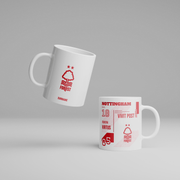 Nottingham Forest FC Personalized Pride Supporters Mug