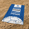 Queens Park Rangers FC Slogan Beach Towel