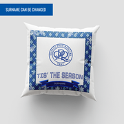 Queens Park Rangers FC Personalized Tis' The Season 18" Cushion