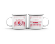 Stoke City FC Fan Personalized Enamel Camping Mug