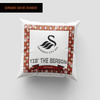 Swansea City AFC Personalized Tis' The Season 18" Cushion