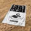 Swansea City AFC Square "Ate It Up" Beach Towel