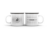 Swansea City AFC Fan Personalized Enamel Camping Mug