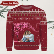 Personalized Photo Upload Couple Christmas Sweater