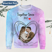 Personalized Together Since Photo Upload Sweater