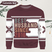 Personalized Best Husband Since Sweater