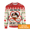 Personalized You and Me Couple Christmas Sweater