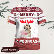 Merry Woofmas Photo Upload Christmas Sweater