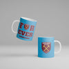 West Ham United FC Personalized Forever Logo Mug