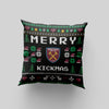 West Ham United FC Personalized Merry Kickmas 18" Cushion