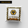 Wolverhampton Wanderers FC Personalized Tis' The Season 18" Cushion