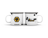 Wolverhampton Wanderers FC HexaHero Personalized Enamel Camping Mug