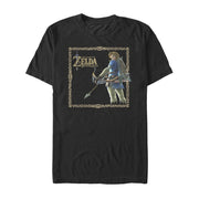 Men's Nintendo Legend of Zelda Breath of the Wild Frame  Adult T-Shirt