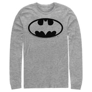 Men's Batman Dark Night Logo  Adult Long Sleeve Shirt