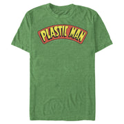 Men's Justice League Plastic Man Logo  Adult T-Shirt