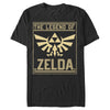 Men's Nintendo Legend of Zeldaen Crest Box  Adult T-Shirt