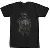 Men's Lost Gods Halloween Skeleton Scream Henna Print  Adult T-Shirt