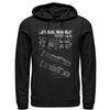 Men's Star Wars Lightsaber Diagram  Adult Pull Over Hoodie