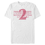 Men's Stranger Things Faded Logo  Adult T-Shirt