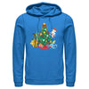 Men's Pokemon Christmas Tree Friends  Adult Pull Over Hoodie