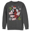 Men's Marvel Deadpool Santa Naughty List Holiday  Adult Sweatshirt