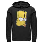 Men's The Simpsons Brat Bart  Adult Pull Over Hoodie