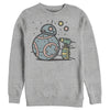 Men's Star Wars: The Rise of Skywalker Droid Cuties  Adult Sweatshirt