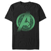 Men's Marvel St. Patrick's Day Avengers' Logo  Adult T-Shirt