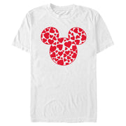 Men's Mickey & Friends Mickey and Friends Heart Silhouette  Adult T-Shirt