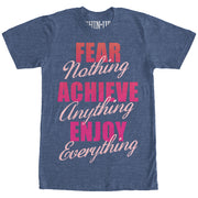 Women's CHIN UP Fear Nothing  Adult Boyfriend Tee