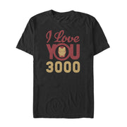 Men's Marvel Iron Man Love 3000  Adult T-Shirt