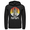 Men's NASA Sunset Retro Launch  Adult Pull Over Hoodie