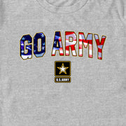 Men's US Army Go Army Patriotic Logo  Adult T-Shirt